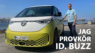 Jag provkör Volkswagen ID. Buzz – eldriven folkabuss!