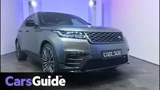 Range Rover Velar 2017: up close in Australia video