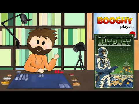 Booghy plays... Power Grid: Outpost(3p, Rules, Playthrough, Review)