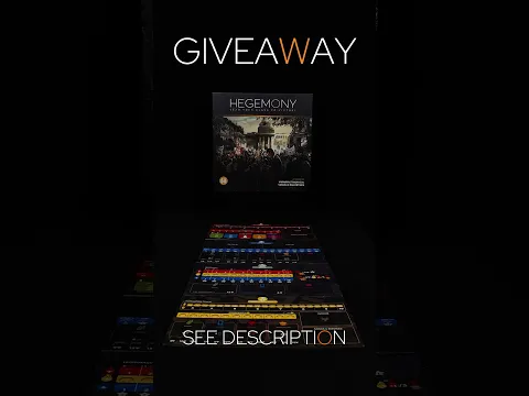 Giveaway Hegemony Board Game #giveaway #boardgames #boardgamegeek #hegemony