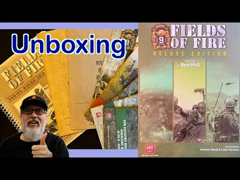 Fields of Fire Deluxe Edition (2025) | GMT Games | Ben Hull | Unboxing this classic solitaire game