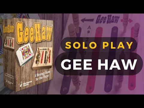 Gee Haw Board Game Solo Playthrough | DaniCha
