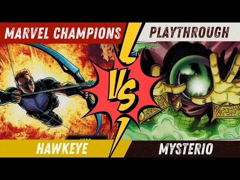 NEW CHANNEL ►►► Marvel Champions Playthrough | Hawkeye Vs Expert Mysterio