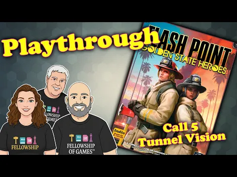 Flash Point: Golden State Heroes Playthrough “Tunnel Vision” | Cave-In Rescue & Trapped Cars!