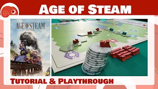 Age of Steam - Rust Belt Map - Partita con 3 giocatori