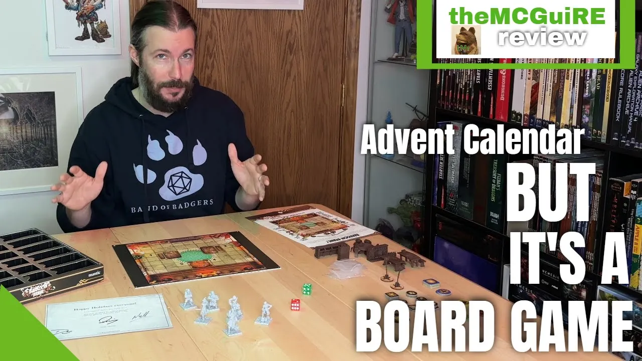 Mantic games made an AWESOME advent calendar BOARD GAME