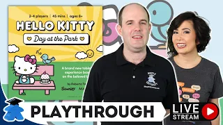 Hello Kitty : Day at the Park ️- Live Playthrough Board Game and Giveaway