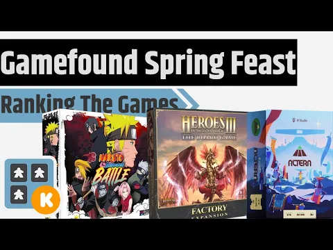 Ranking the Games in the 2026 Gamefound Spring Feast