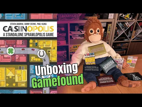 Casinopolis All-In Gamefound Pledge | "Unboxing" Board Game