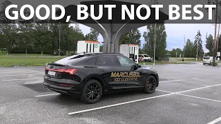 Audi e-tron 50 Sportback acceleration and noise test