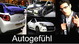 Premiere DS3 Facelift with DS Performance 208 hp & Cabriolet Citroen DS premium strategy interviews