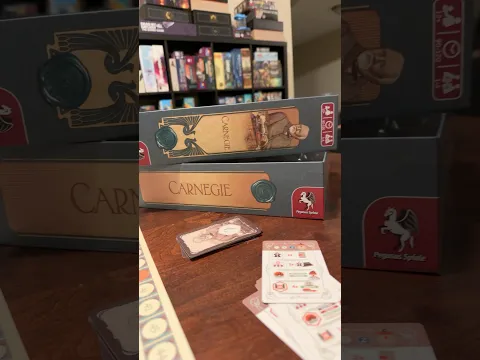 One tip for anyone trying Carnegie. Get on BGG and get a better player reference for this gem