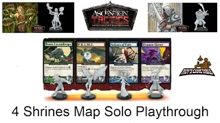 Ascension Tactics: 4 Shrines Map Solo Playthrough