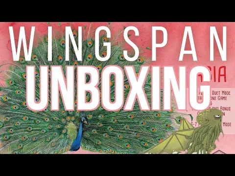 Wingspan Asia Unboxing