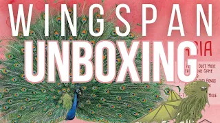 Wingspan Asia Unboxing