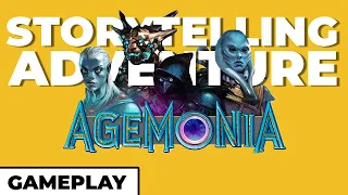 This Game is Beautiful - Agemonia Advanced Gameplay with @BoardGameCo