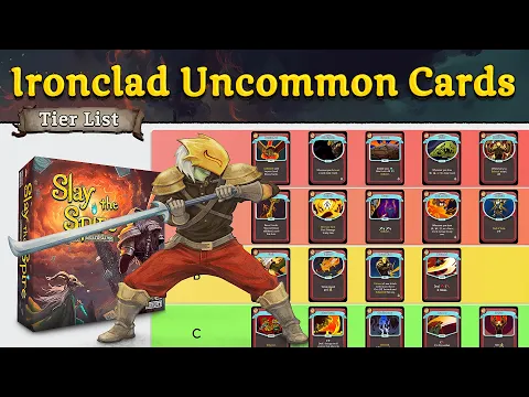 All Ironclad Uncommon Cards | Tier List & Analysis | Slay the Spire: The Board Game