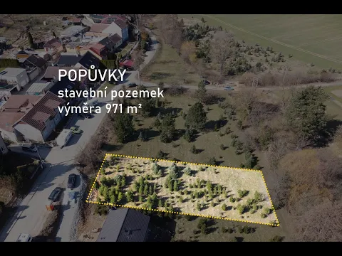 Prodej stavebního pozemku 971 m², Popůvky - youtube