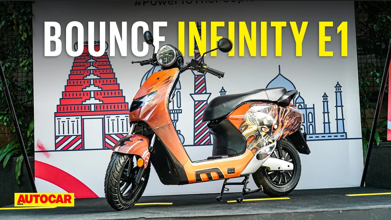 Bounce Infinity E1 - New electric scooter with swappable batteries | First Look | Autocar India