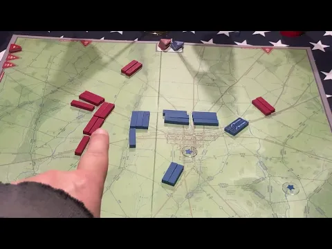 My IRL game of The Guns of Gettysburg