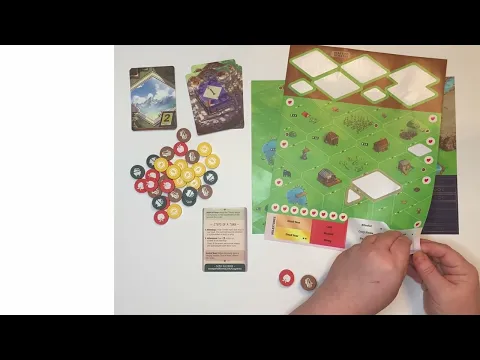 Cozy Stickerville Solo Demo Round Playthrough pre release