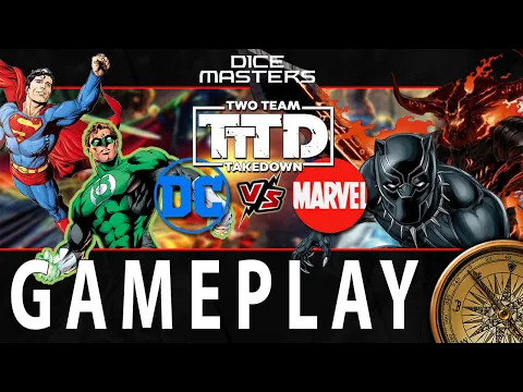 Dice Masters Two Team Takedown Marvel vs DC Gameplay | Round 2 | Epic Dice Battles!