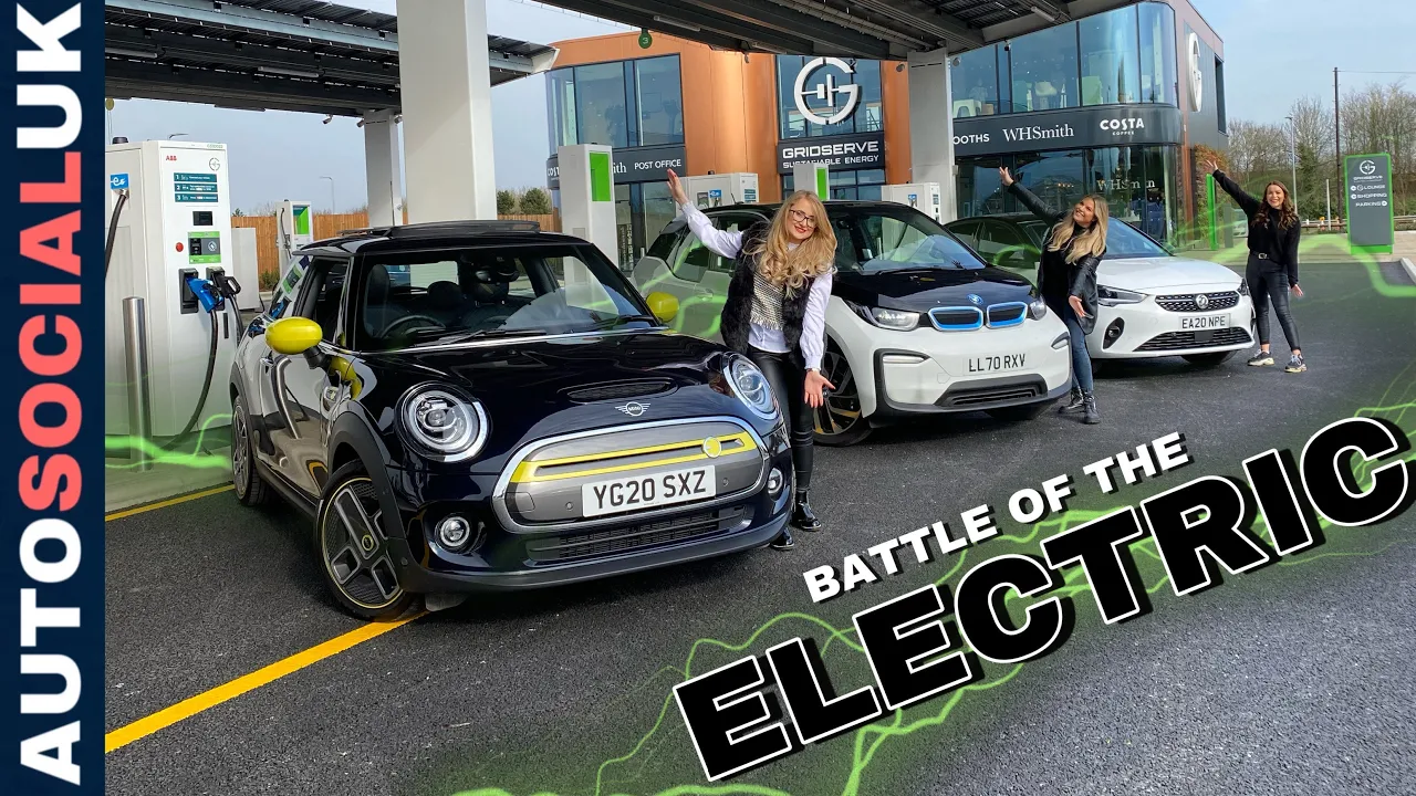 Battle of the Electric - Mini-E/BMW i3/Vauxhall Corsa-E (Charging/0-62/Interior) FULL REVIEW