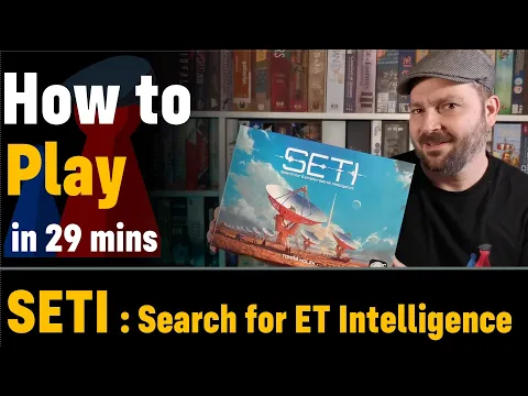 How to play SETI - Full teach + Alien Species explanation + Visuals - Peaky Boardgamer