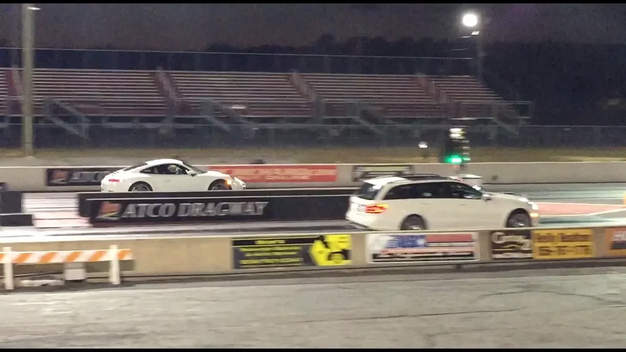 I Raced My Mercedes E63 AMG Wagon Against an Audi R8 and a Porsche 911