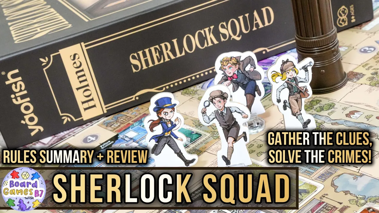 CHEN Qiang's Sherlock Squad, Yaofish Games, Rules Summary & Review