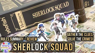 CHEN Qiang's Sherlock Squad, Yaofish Games, Rules Summary & Review