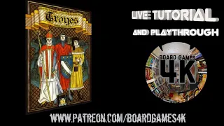 Troyes + Ladies of Troyes Board Game 3 Player Live Playthrough/Tutorial