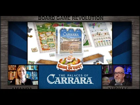 Palaces of Carrara 2nd Edition by Gamebrewer - Live Demo with Gamebrewer