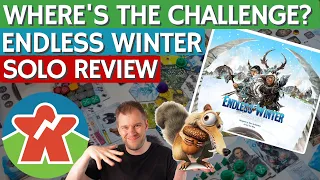 Endless Winter - Board Game Solo Review - TOO EASY?