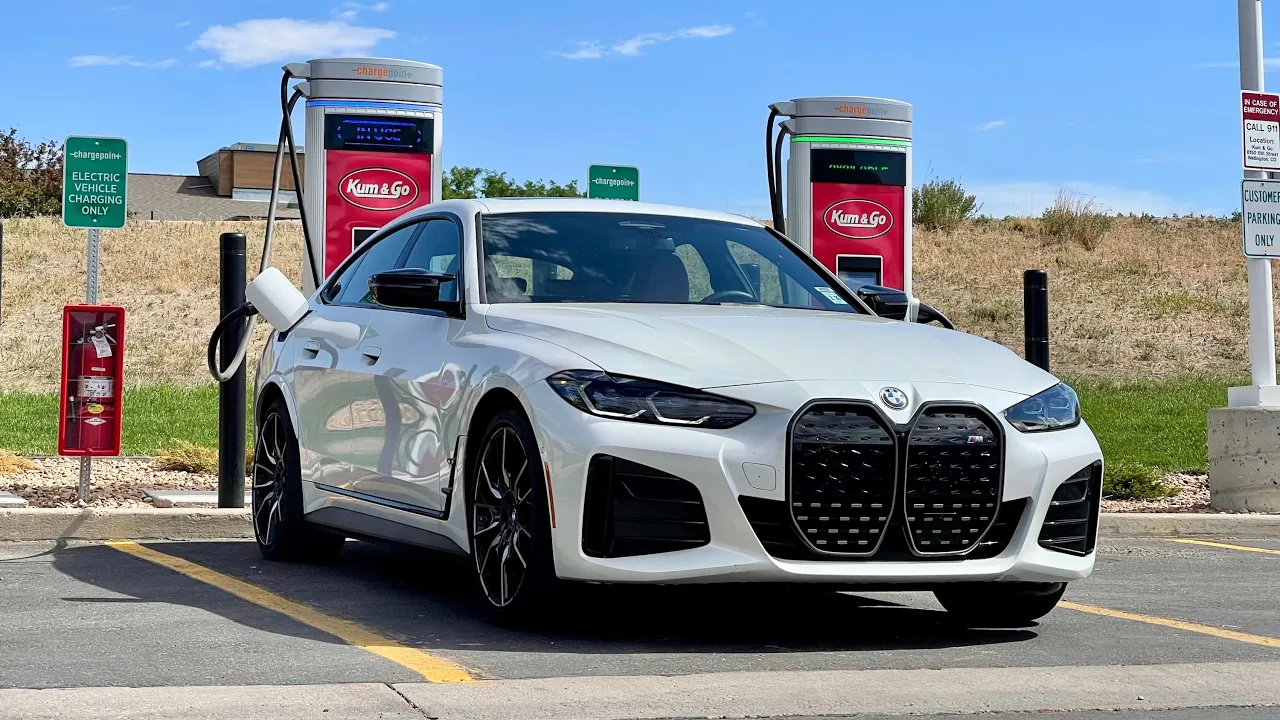 Here’s How Far The BMW i4 M50 (20" wheels) Will Go At 70-MPH!