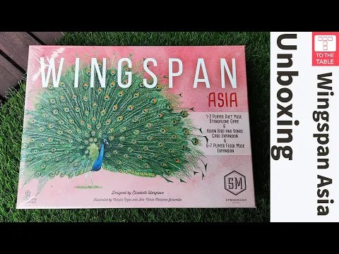 Unboxing Wingspan Asia | First Impressions