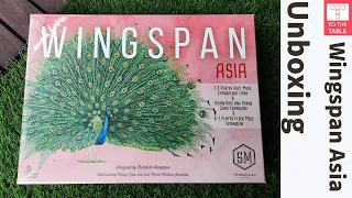 Unboxing Wingspan Asia | First Impressions