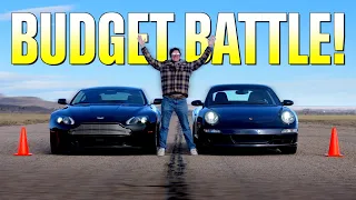 Porsche 911 vs Aston Martin Vantage Throwback Drag Race - And The Best Budget Sports Car Is…