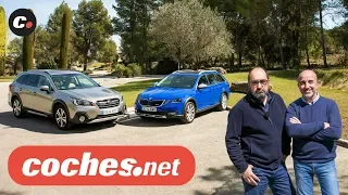 Subaru Outback vs Skoda Scout (Octavia) | Prueba / Test / Review en español | coches.net