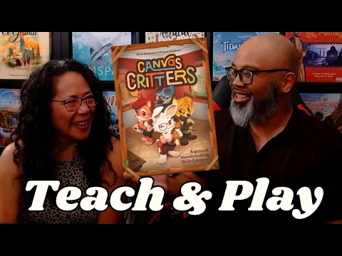 Cozy mosaic making in Canvas Critters! (two-player teach & play)