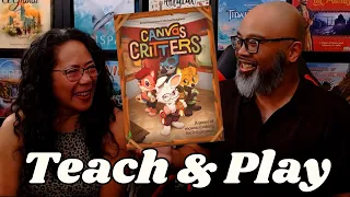 Cozy mosaic making in Canvas Critters! (two-player teach & play)