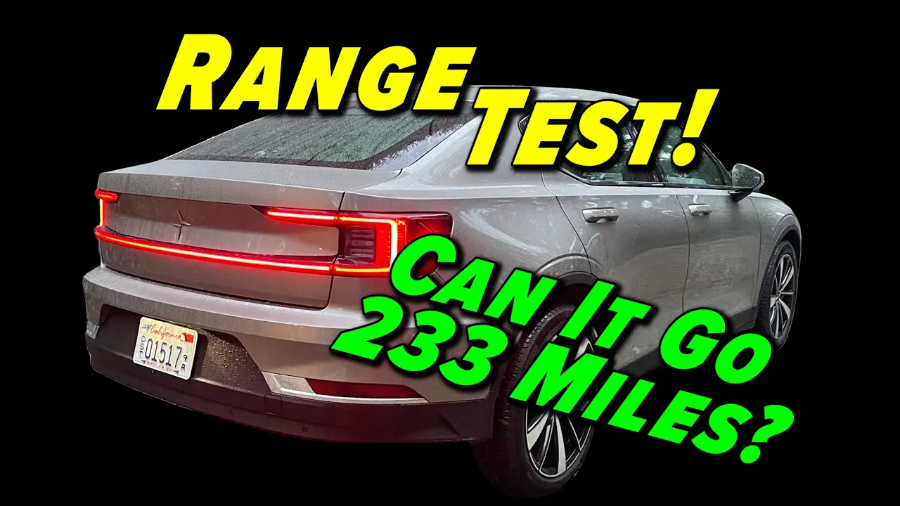 How Far Can It Go? 2021 Polestar 2 Range Test!