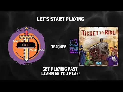 Ticket to Ride - How to play - Board game Arena (BGA) teach