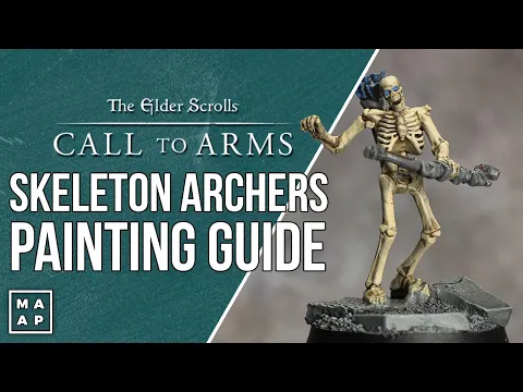 How to Paint Skeleton Archer's - Elder Scrolls Call to Arms // Tabletop Hub