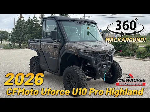2026 Cfmoto Uforce U10 Pro Highland Camo Thumbnail alt