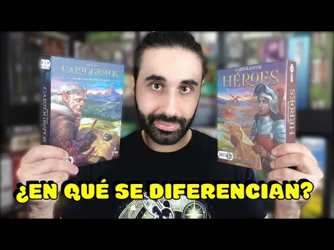 ¿EN QUÉ SE DIFERENCIAN? - CARTOGRAFOS Y CARTOGRAFOS HEROES juego de mesa - @Generacion_X