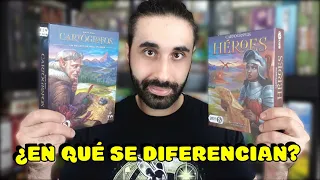 ¿EN QUÉ SE DIFERENCIAN? - CARTOGRAFOS Y CARTOGRAFOS HEROES juego de mesa - @Generacion_X