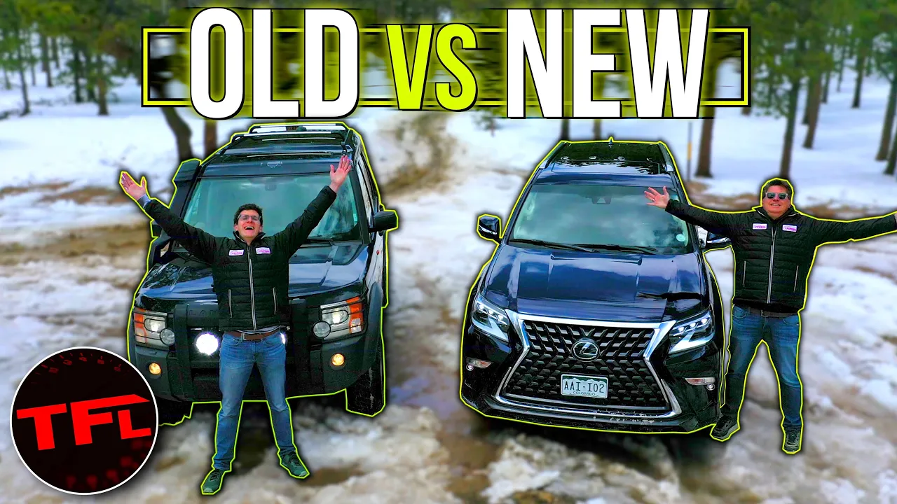 How Much Has Off-Road Tech IMPROVED Over 15 Years? We Compare An Old Land Rover To a New Lexus!