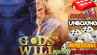 Gods' Will - Prototype Unboxing & First Impressions (EN) | Epitrapaizoume