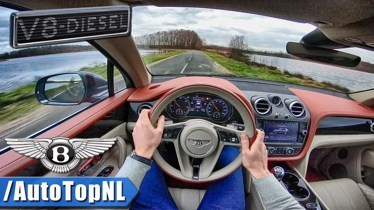 Bentley Bentayga V8 Diesel POV Test Drive by AutoTopNL